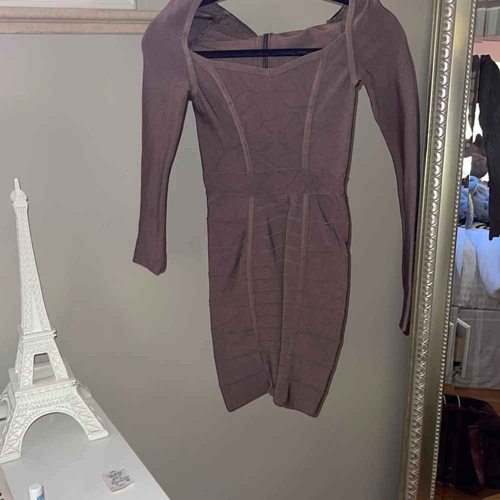 Grey bandage dress
